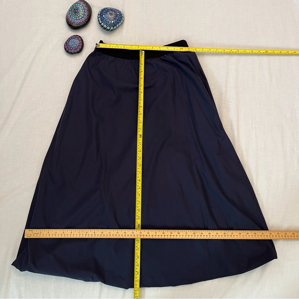 Lilith France Navy Blue 2 Piece Couture Set Top and Skirt M - Picture 5 of 16
